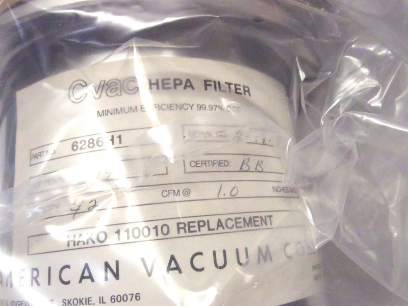 CVAC 6286H1 HEPA Filter HAKO 110010 Replacement - Maverick Industrial Sales