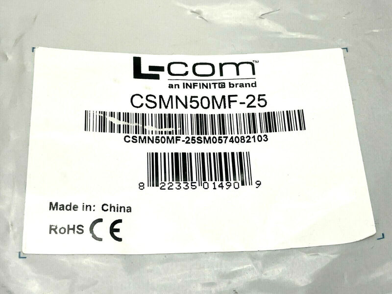 L-Com CSMN50MF-25 Deluxe Molded D-Sub Cable DB50 Male/Female 25ft Length - Maverick Industrial Sales