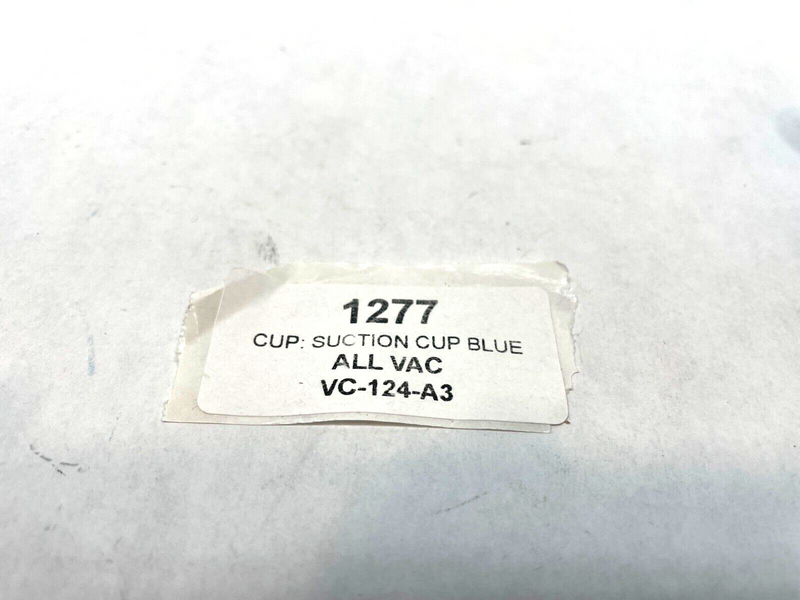 Vi-Cas VC-124-A3 Vacuum Suction Cup, VC-124A3, 1.03" Lip Diameter, LOT OF 2 - Maverick Industrial Sales