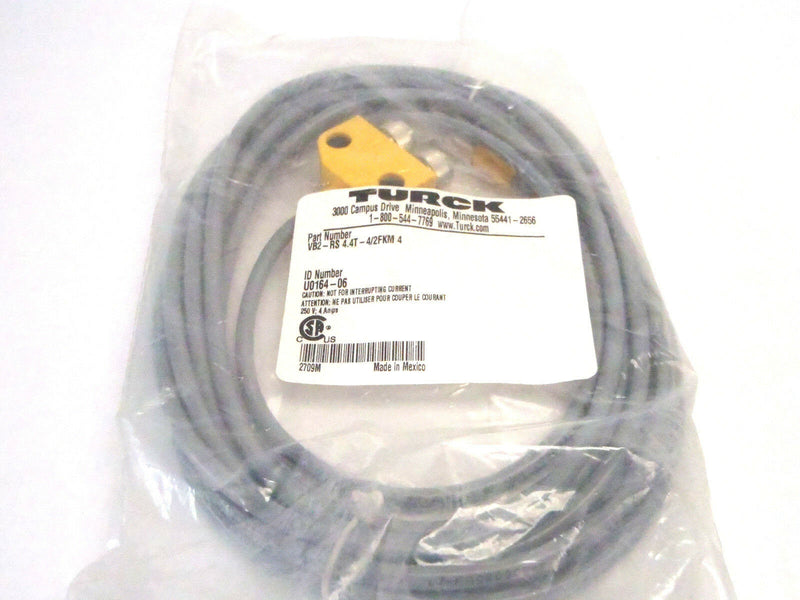 Turck VB2-RS 4.4T-4/2 FKM 4 Splitter Cable M12 Male to (Female X 2) U0164-06 - Maverick Industrial Sales