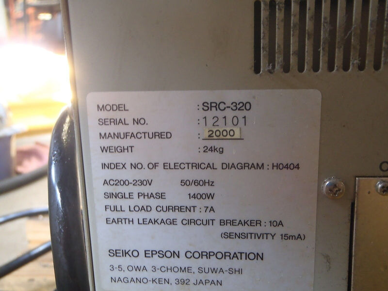 Epson Seiko XM3046-10LN D-Tran Robot w/ Epson SRC-320 Controller - Maverick Industrial Sales