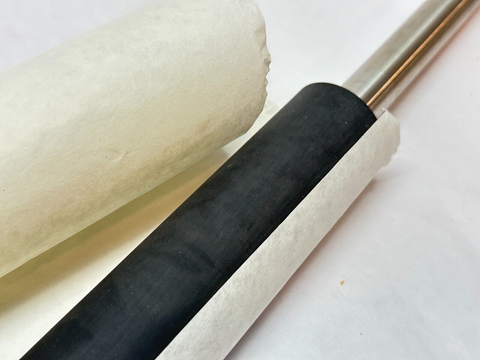 PRC087M133 Conveyor Roller 20-1/2" Roller 8" / 10-1/4" Shafts 3/4" Dia 38-3/4" L - Maverick Industrial Sales