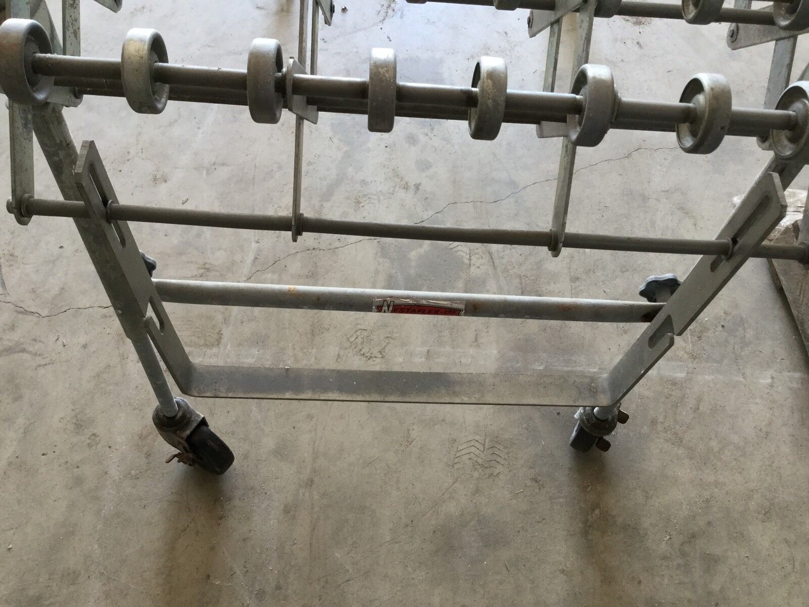 Nestaflex 175 Gravity Roller Flexible Accordian Conveyor Expandable - Maverick Industrial Sales