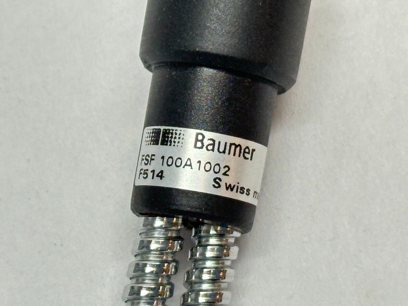 Baumer FSF 100A1002 Fiber Optic Through Beam Sensor F514 - Maverick Industrial Sales