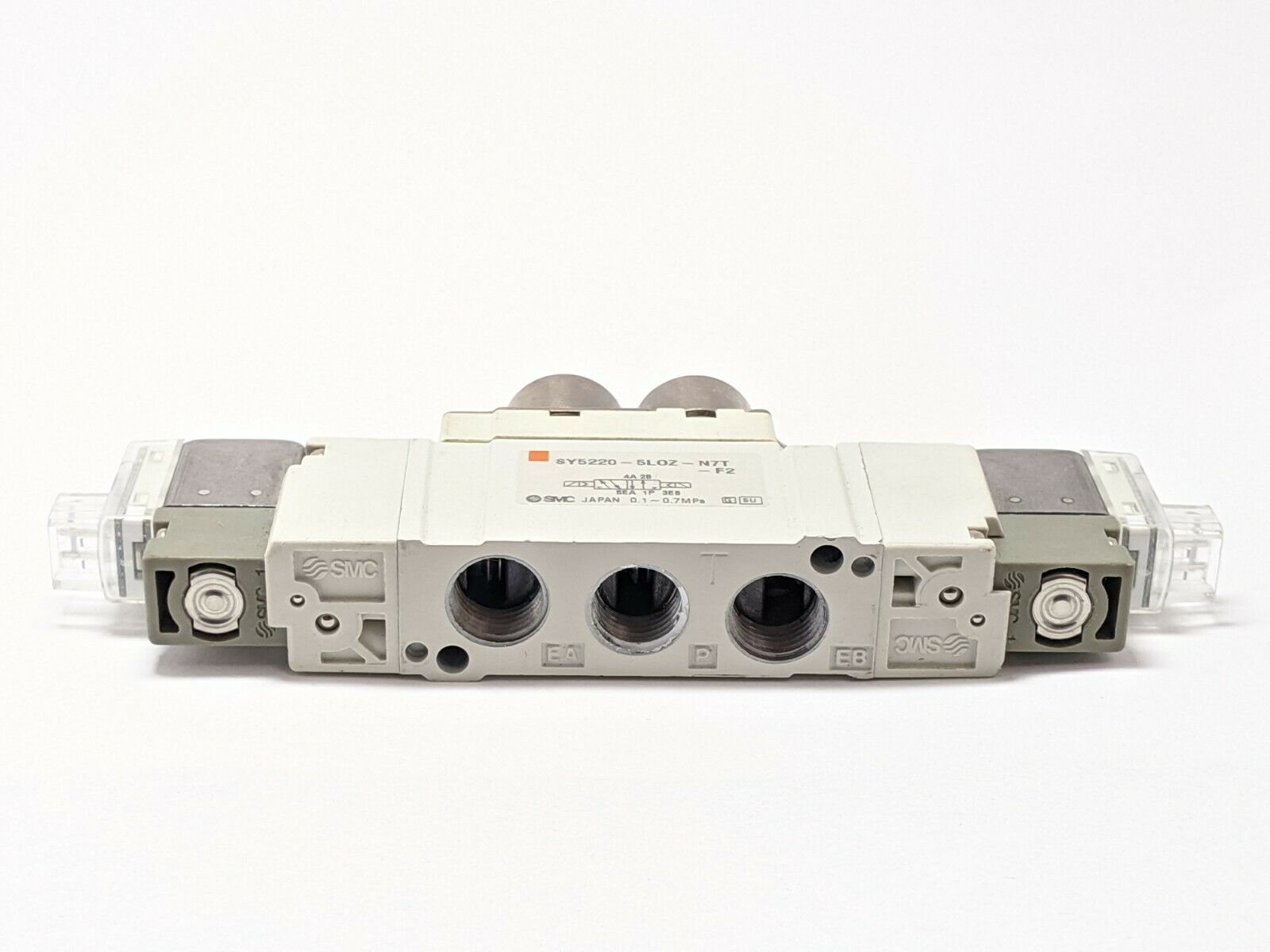 SMC SY5220-5LOZ-N7T-F2 Double Solenoid Valve 5 Port - Maverick Industrial Sales