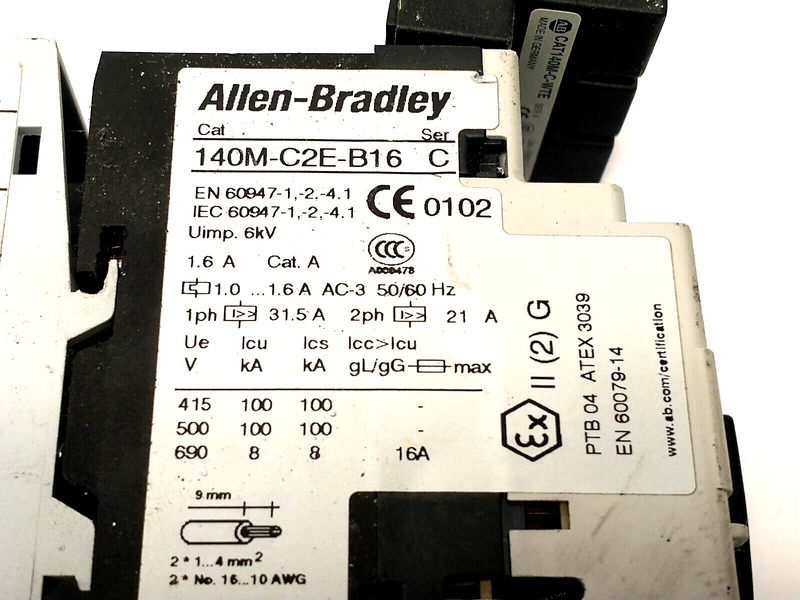 Allen Bradley 190S-AND2-CB16C-R Ser. B Compact Comb Starter w/ Circuit Breaker - Maverick Industrial Sales