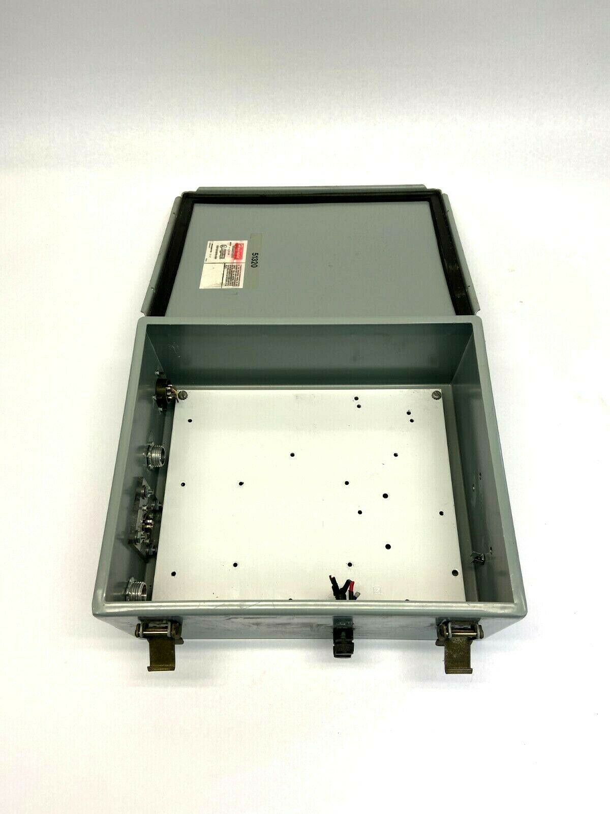 Hoffman A-1210CHQR Hinged Door Enclosure Junction Box 12" x 10" x 5" - Maverick Industrial Sales