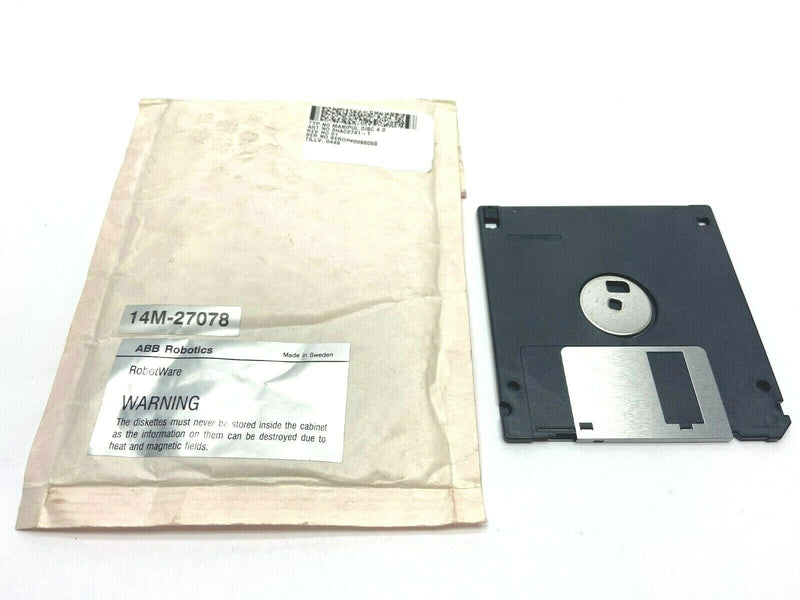 ABB 14M-27078 3HAC2741-1 Manipulator Param 4.0 Boot Disk Floppy - Maverick Industrial Sales