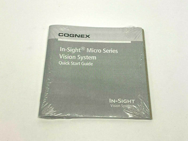Cognex 597-0110-03 Rev A In-Sight Micro Series Vision System Quick Start Guide - Maverick Industrial Sales