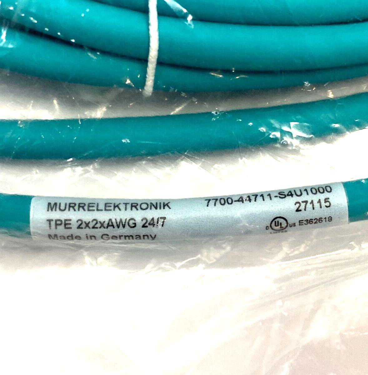Murrelektronik 7700-44711-S4U1000 Double Ended Cordset M12 Male to RJ45 Male - Maverick Industrial Sales
