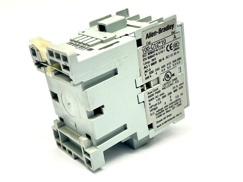 Allen Bradley 100-C12UD-10 Ser A Contactor 110/120V Coil - Maverick Industrial Sales