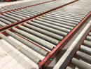 Gravity Flow Rolling Conveyor, 24"W x 10' Sections, LOT OF 4 Sections, 40-Feet - Maverick Industrial Sales