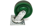 Albion 6" x 2" X-Treme Polyurethane Swivel Caster, 5-1/2" x 5" Plate - Maverick Industrial Sales