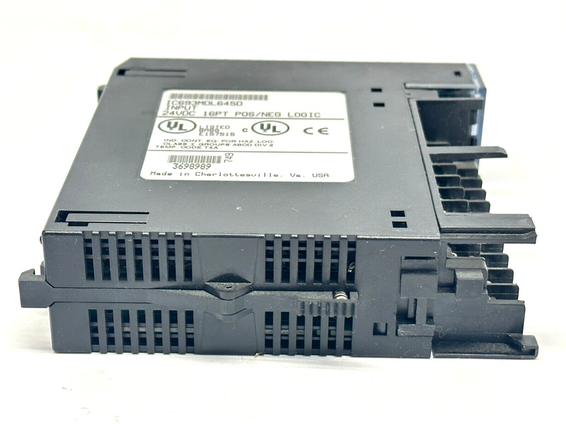 GE Fanuc IC693MDL645D Input 24VDC 16pt Positive Negative Logic