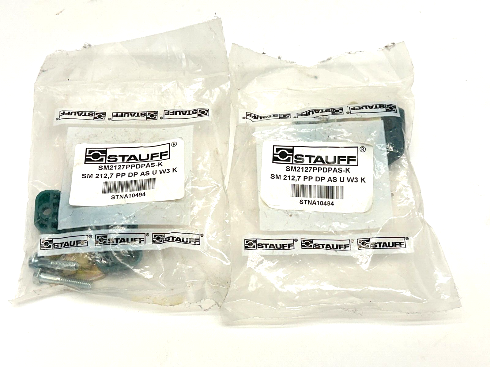 STAUFF SM2127PPDPAS-K Pipe Clamp Kit SM 212,7 PP DP AS U W3 K LOT OF 2 - Maverick Industrial Sales