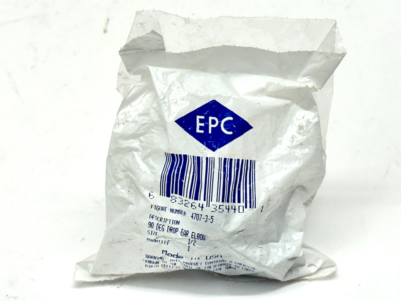 EPC 4707-3-5 90 Degree Drop-Ear Elbow 1/2" - Maverick Industrial Sales