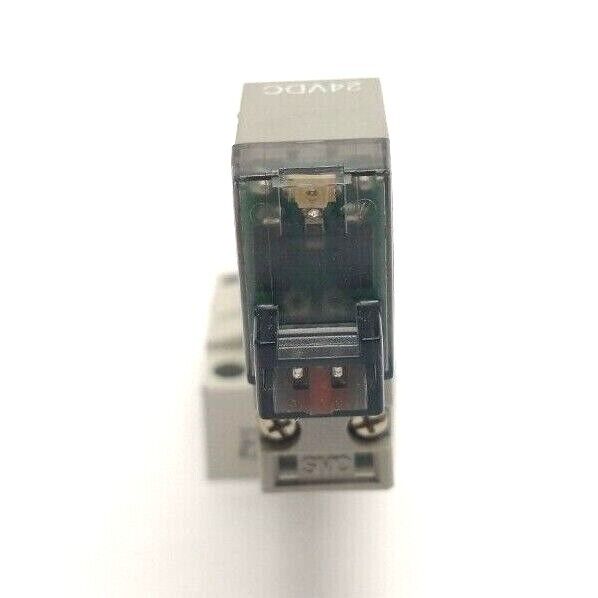 SMC SYJ324-5LOZ-M5 3-Port 2-Position Solenoid Valve M5 Base Mounted 24VDC - Maverick Industrial Sales