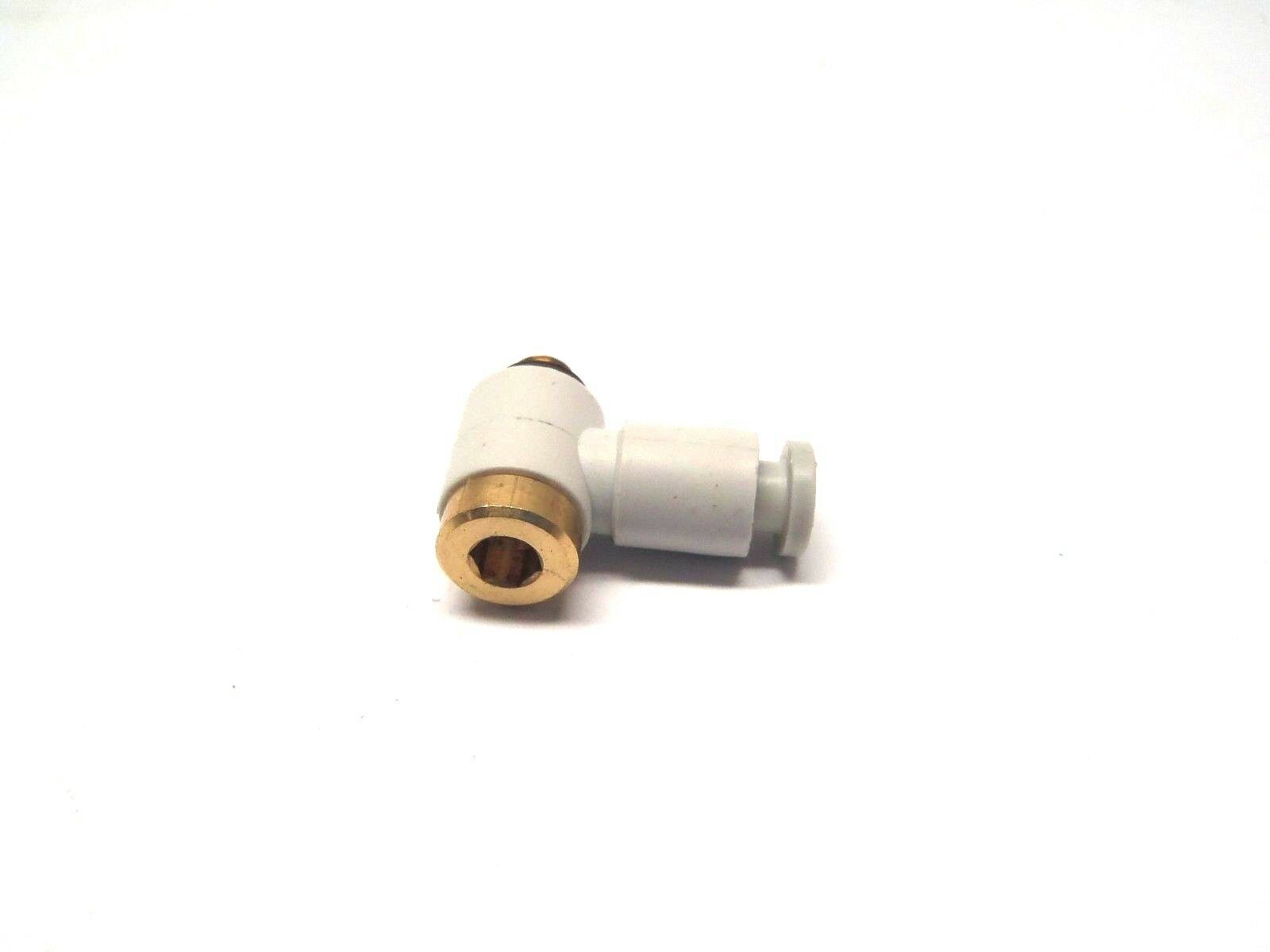 Lot of 7 SMC KQ2VS04-M5A Pneumatic Tee Threaded-to-Tube Adapter M5 x 0.8 4mm - Maverick Industrial Sales