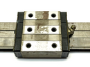 THK HRW27-457L Linear Guide Rail w/ HRW27CR1SS Linear Guide Block - Maverick Industrial Sales