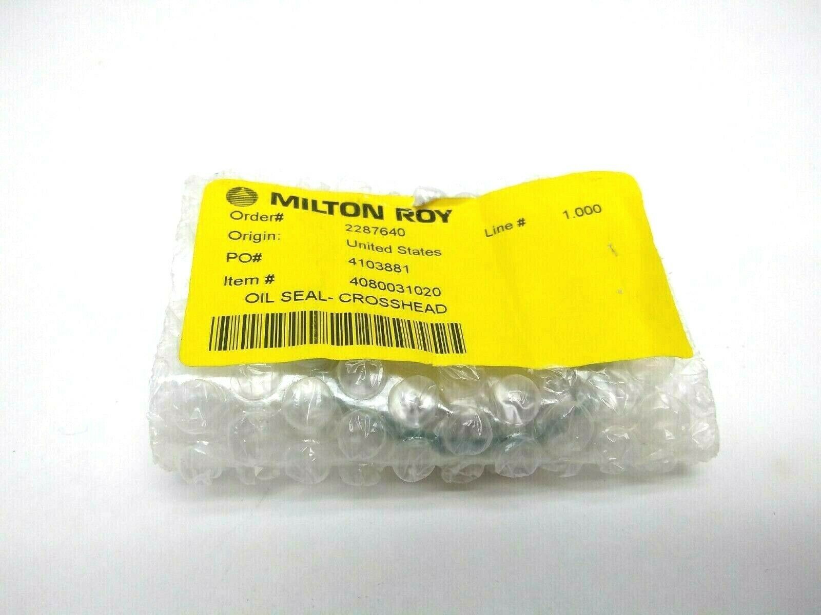 Milton Roy 4080031020 Oil Seal-Crosshead - Maverick Industrial Sales