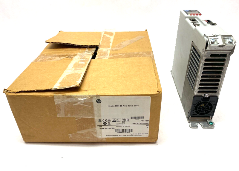 Allen Bradley 2198-H025-ERS Ser. A Kinetix 5500 Servo Drive 3-Phase 20A - Maverick Industrial Sales