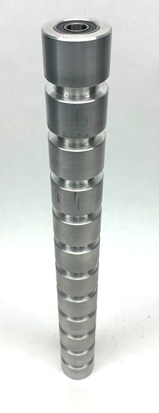 Pinch Roller 17 and 3/4" Length 1-3/4" OD 1/2" ID w/ GBC 1616RS Bearings - Maverick Industrial Sales