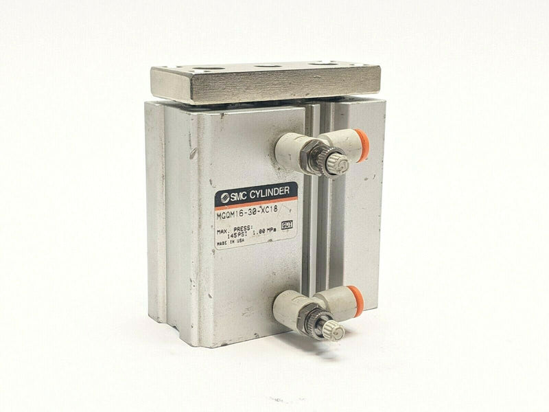 SMC MGQM16-30-XC18 Compact Guide Cylinder - Maverick Industrial Sales