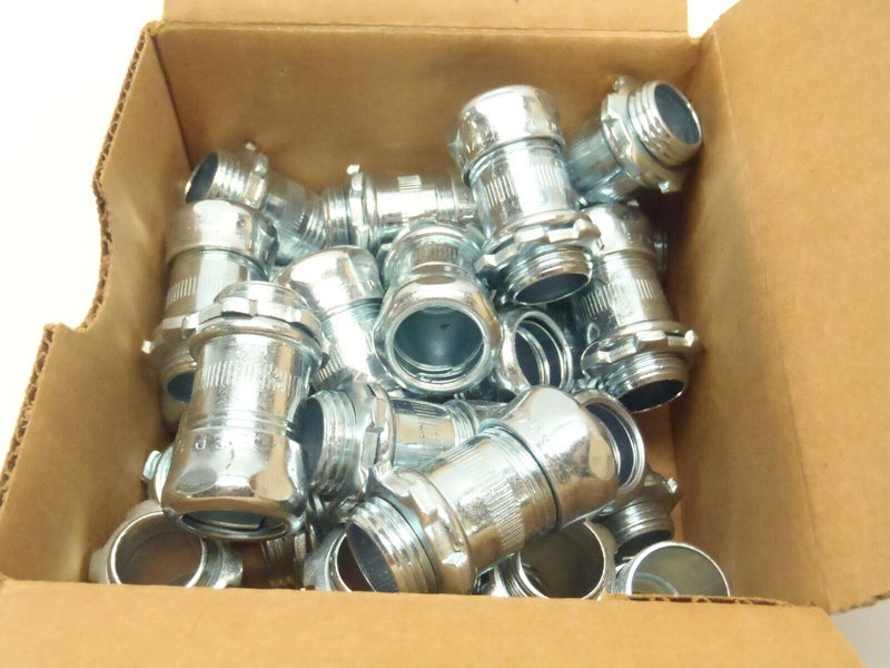 EGS 7050S Gland Compression Fitting ETP EMT 1/2" Zinc Plated LOT OF 25 - Maverick Industrial Sales