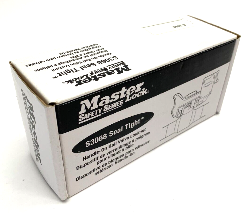Master Lock Safety Series S3068 Seal Tight Handle-On Ball Valve Lock - Maverick Industrial Sales