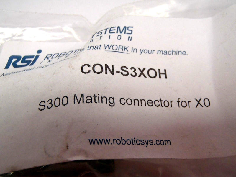 Lot of (2) RSI CON-S3XOH S300 Mating Connector for X0 - Maverick Industrial Sales