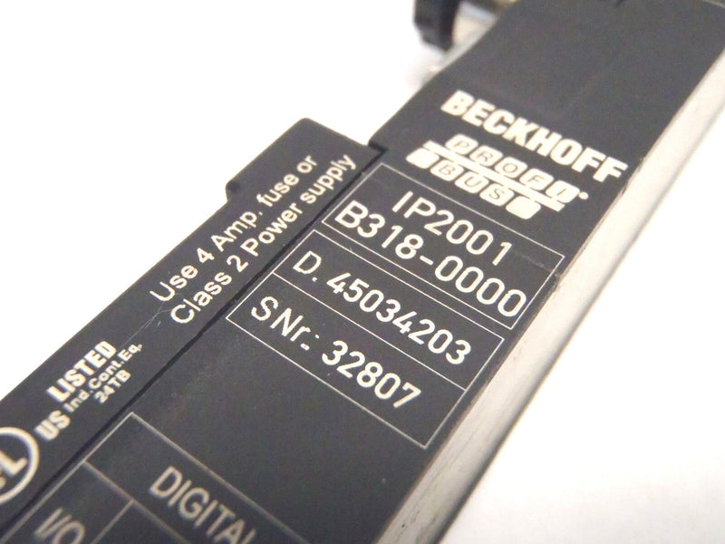 Beckhoff IP2001-B318-0000 FieldBus Profi-Bus Multiconnector D. 45034203 - Maverick Industrial Sales