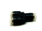 5/32" Tube Size Black Plastic/ Metal Combination Y Connector - Maverick Industrial Sales