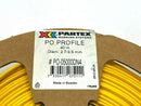 Partex PO-05000DN4 Oval Cable Marker Yellow 2.7-3.5mm 40 Meter Reel - Maverick Industrial Sales