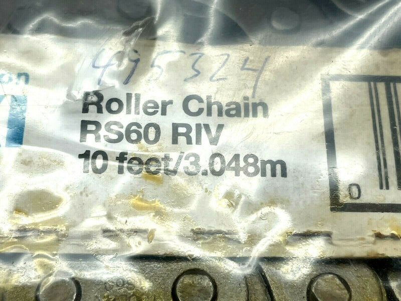 Tsubaki 60RS Roller Chain 10ft Length - Maverick Industrial Sales