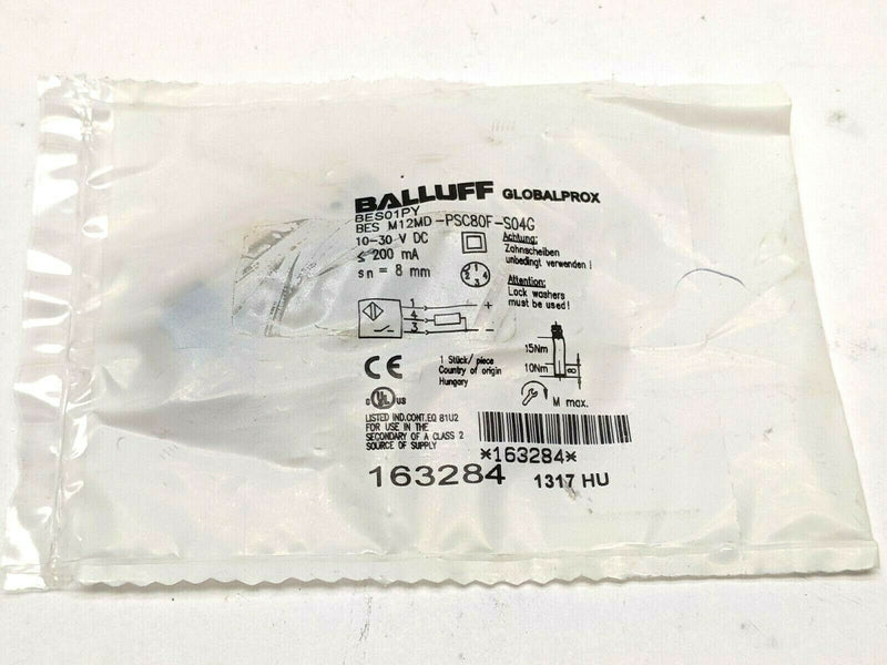 Balluff BES01PY Inductive Proximity Sensor BES M12MD-PSC80F-S04G - Maverick Industrial Sales