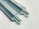 93620A033 M/F Threaded Hex Standoff 1/2" Hex 3" Length 1/4"-20 LOT OF 2 - Maverick Industrial Sales