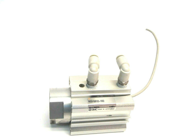 SMC RSDQB32-10D Stopper Cylinder 1.0MPa With D-F9PW Sensor - Maverick Industrial Sales