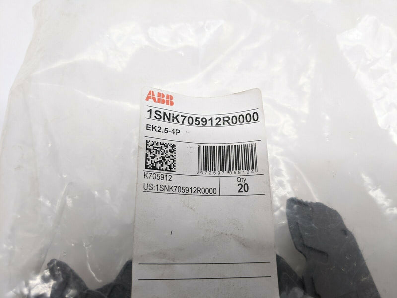 ABB 1SNK705912R0000 Gray End Section Cover PACK OF 20 - Maverick Industrial Sales