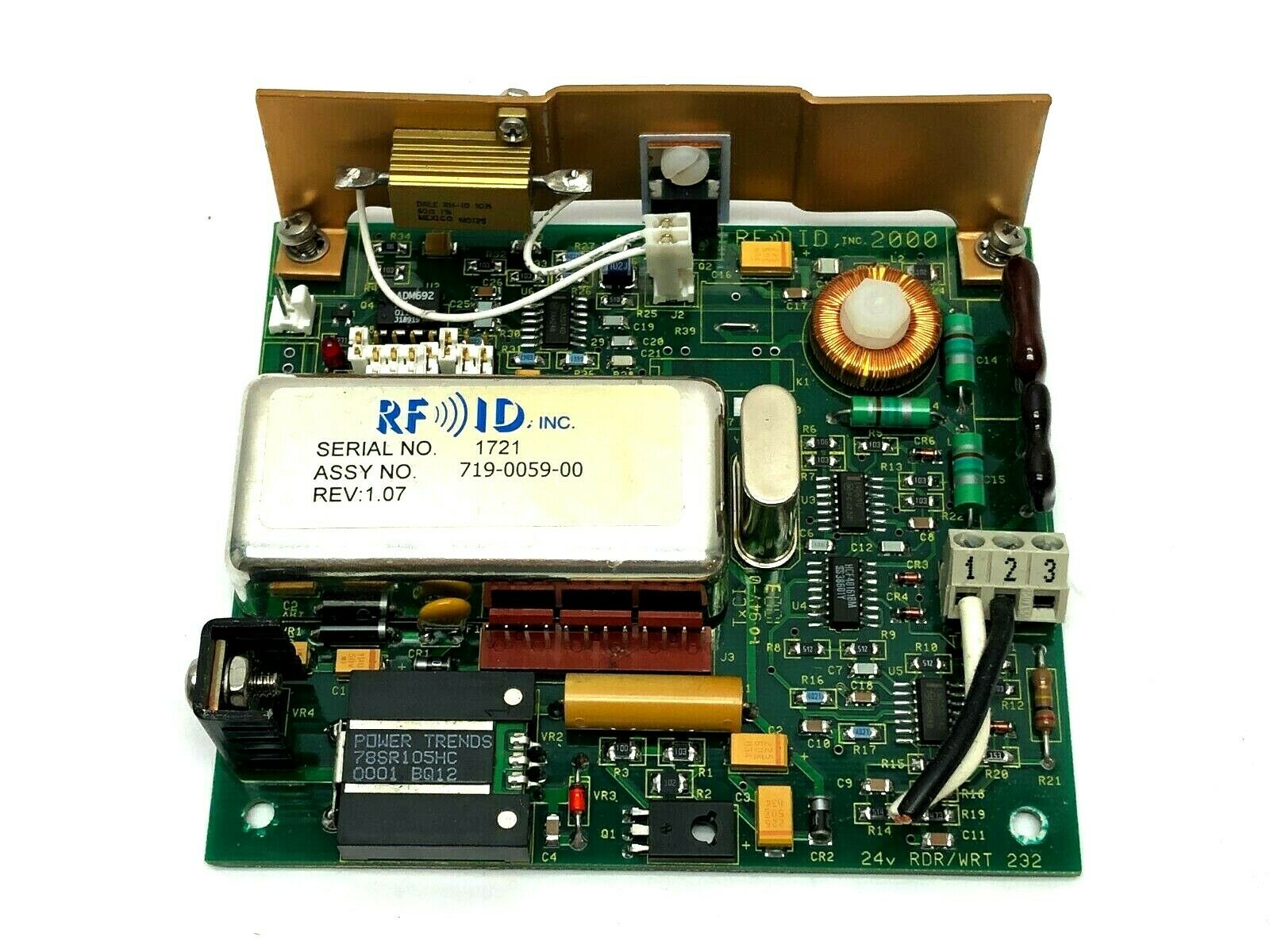 RFID Inc. 711-0011-00 RS232 RFID Reader 4003-RO PCB Only 8 Char 24VDC 148 KHz - Maverick Industrial Sales