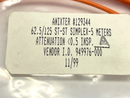 Anixter 129344 Fiber Optic Cable 62.5/125 ST-ST Simplex 5m - Maverick Industrial Sales