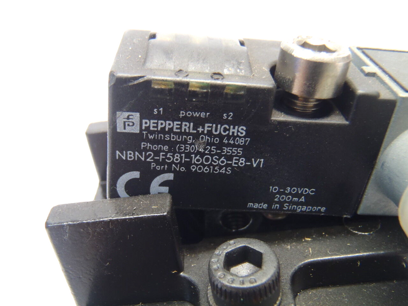 Norgren EC50D-A-1-0-90A-D-105-1-0 Power Clamp W/ Pepperl+Fuchs NBN2F581160S6E8V1 - Maverick Industrial Sales