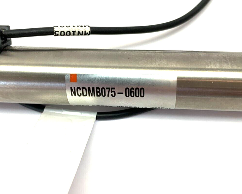 SMC NCDMB075-0600 Air Cylinder w/ Balluff BMF 307K-PS-C-2-SA95-S75-00,3 Sensor - Maverick Industrial Sales