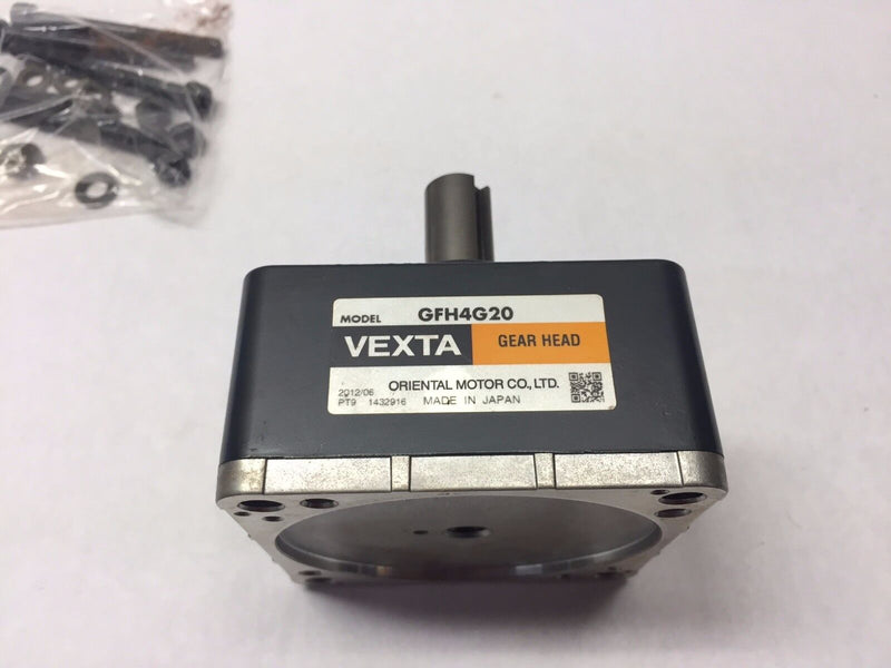 Oriental Motor Co VEXTA GFH4G20 Gear Head, 20:1 Reducer w/ Mounting Screws - Maverick Industrial Sales