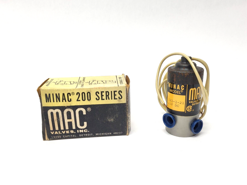 MAC Valves 221-1-21 Universal 3-Way Solenoid Valve - Maverick Industrial Sales