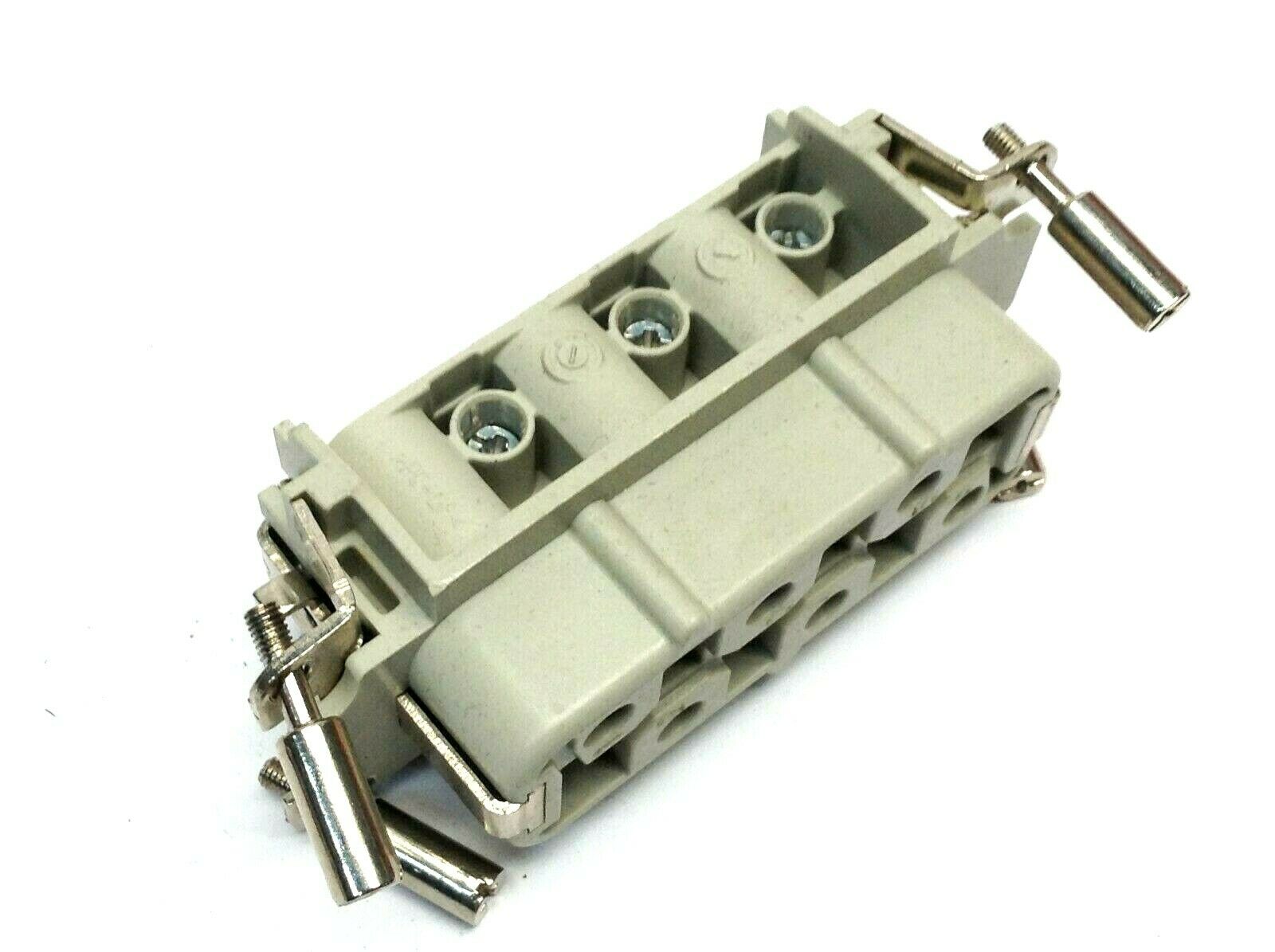 Lot of 2 Epic 10171000 H-BS 6 BS 35A 400V 6kV 3 Connector Insert - Maverick Industrial Sales