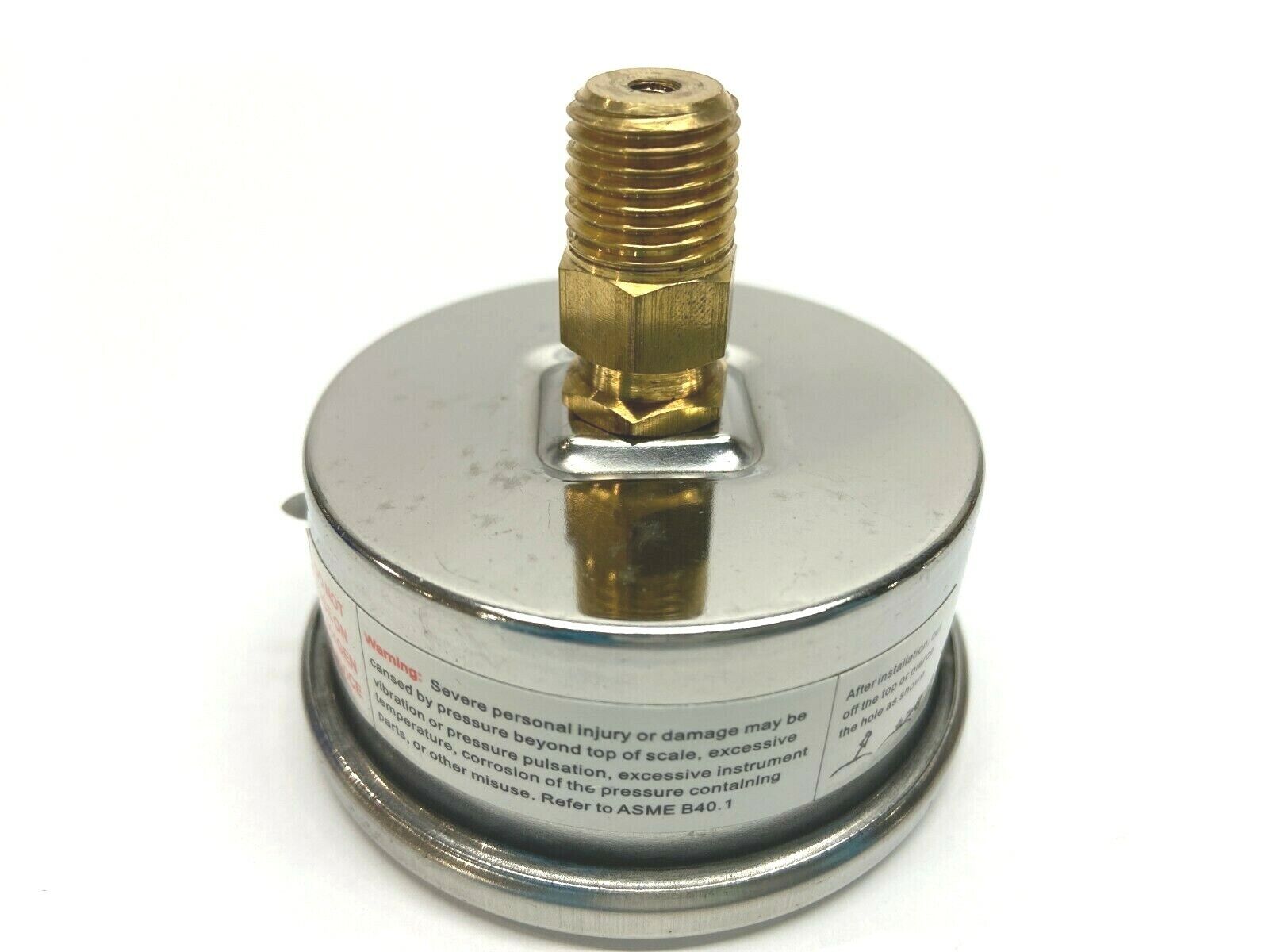 Depatie 80-203 2-1/2 Face 1/4 NPT Pneumatic Gauge - Maverick Industrial Sales