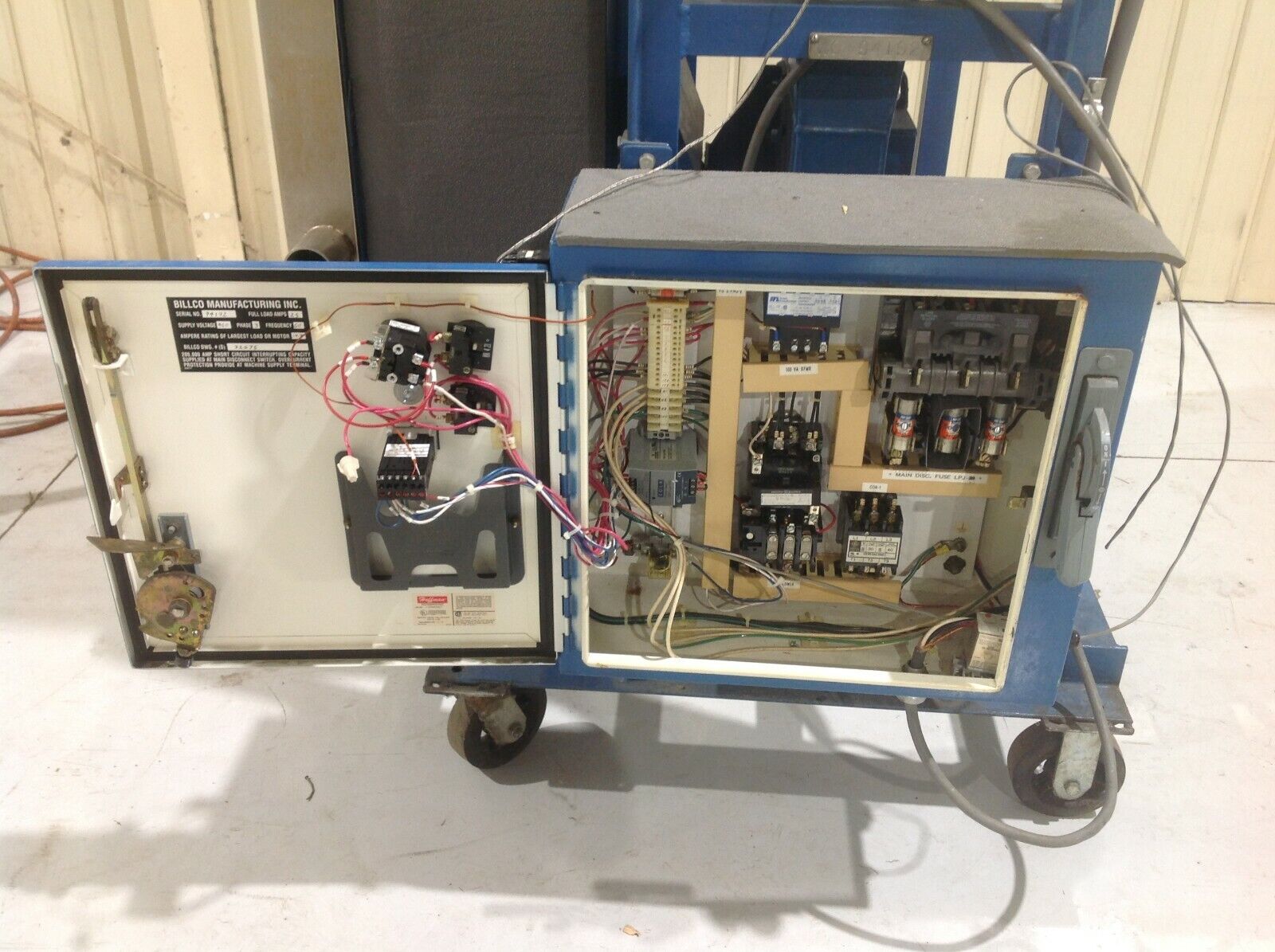 Bilco Heated Air Blower 460V with Chromalox CAB1511SSXX and Baldor M3613T - For parts or not working - Maverick Industrial Sales