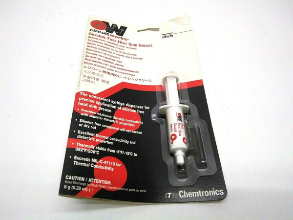 ITW Chemtronics Circuit Works CW7270 Silicone Free Heat Sink Grease 8g (0.28 oz) - Maverick Industrial Sales