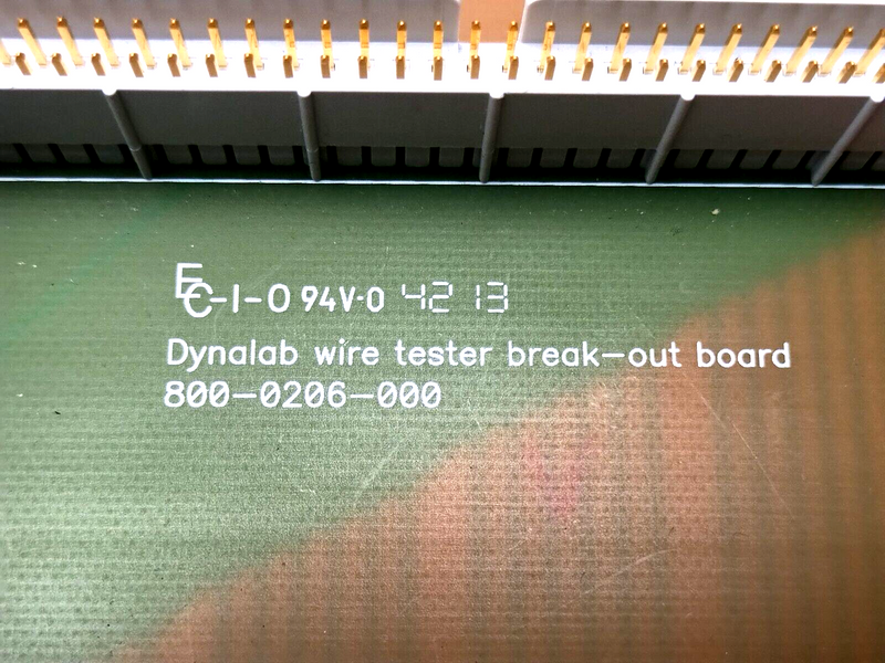 Dynalab 800-0206-000 Wire Tester Break-Out Board PCB - Maverick Industrial Sales