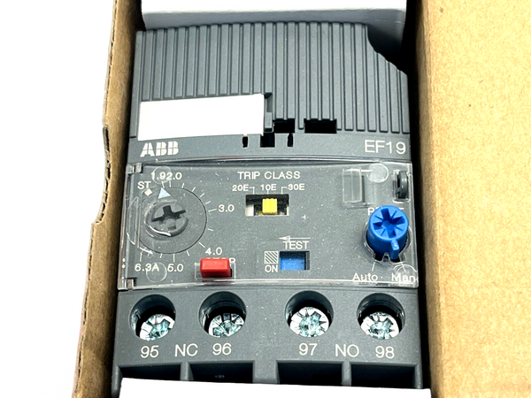 ABB EF19-6.3 Electronic Overload Relay 1SAX121001R1104 - Maverick Industrial Sales